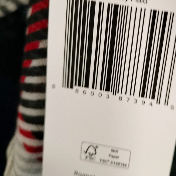 NWT Vera Bradley Scarf Rectangle Oblong Perfectly Plaid Tassel - Picture 6 of 9